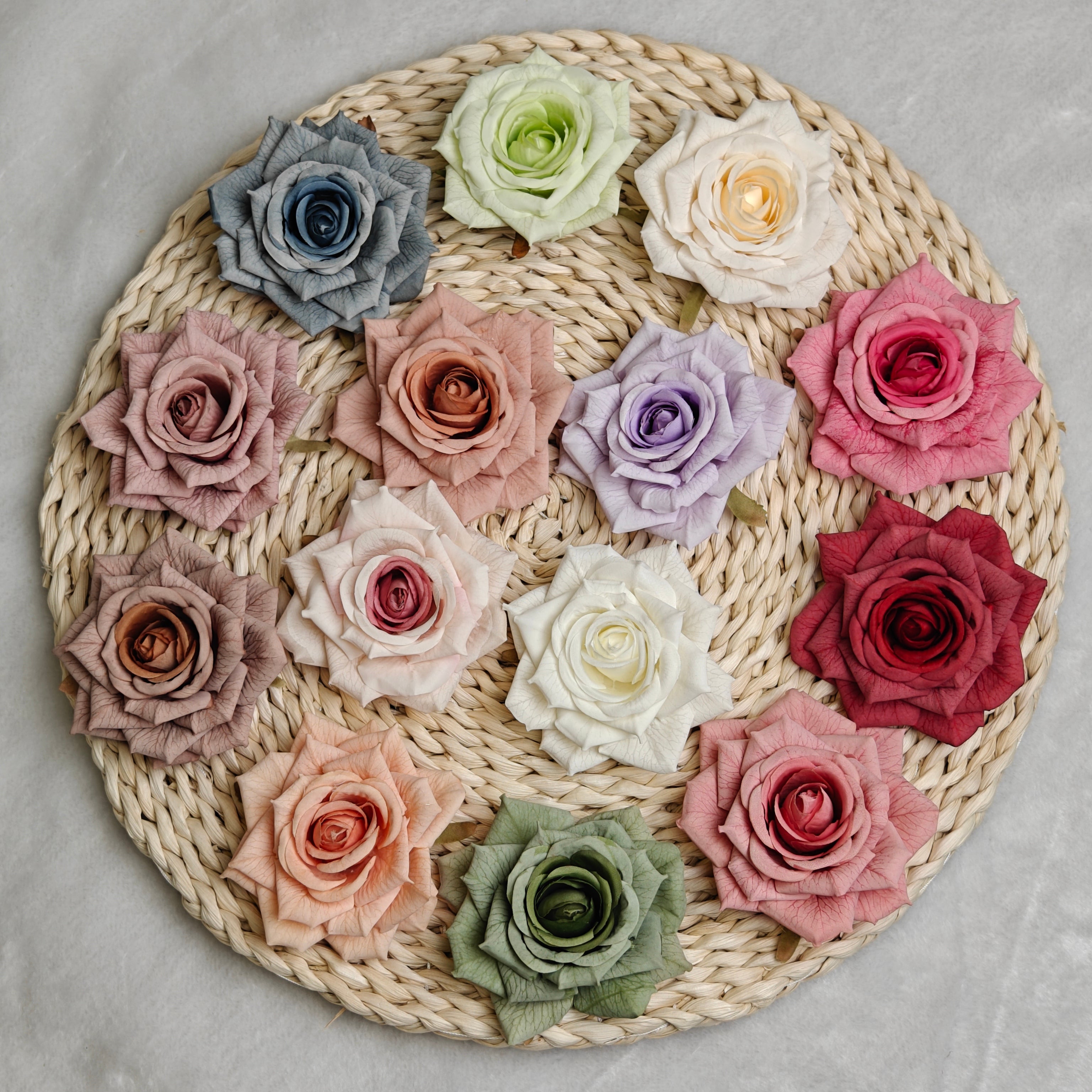 Premium Real Touch Artifical Rose Heads