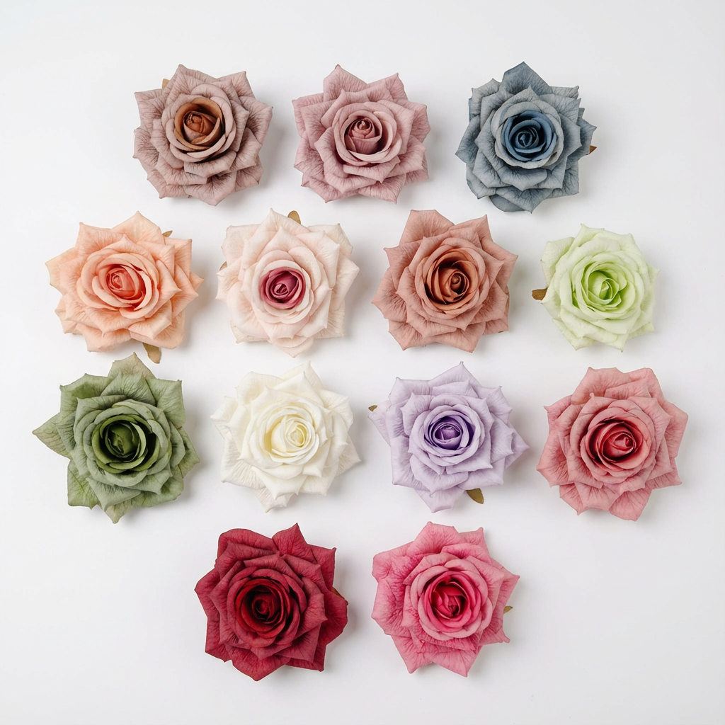 Premium Real Touch Artifical Rose Heads