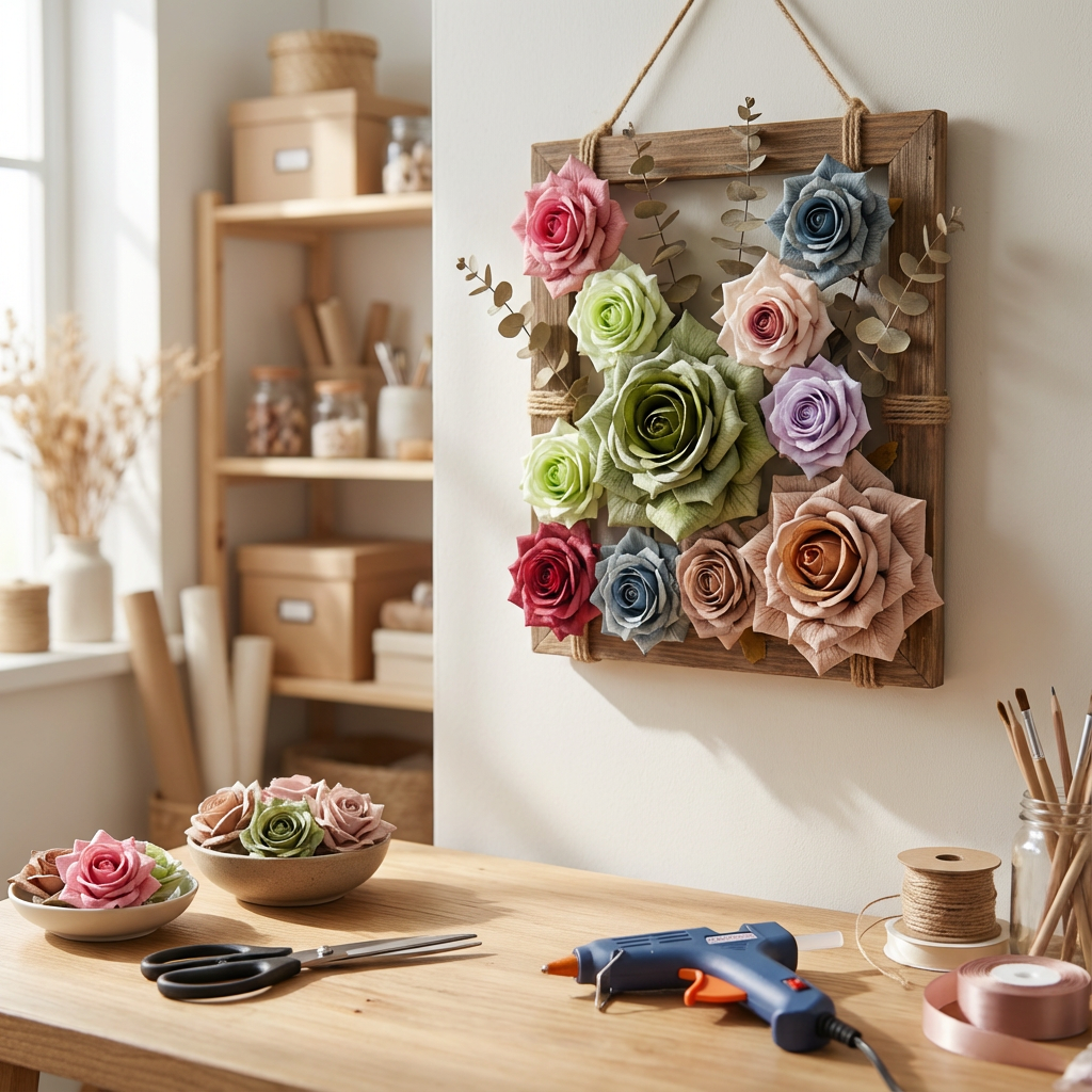 Premium Real Touch Artifical Rose Heads